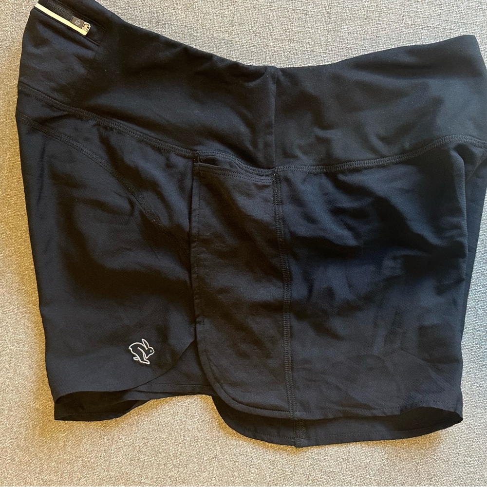 Rabbit running shorts, Dirt Pounders 2.0, Black, Size Large, EUC